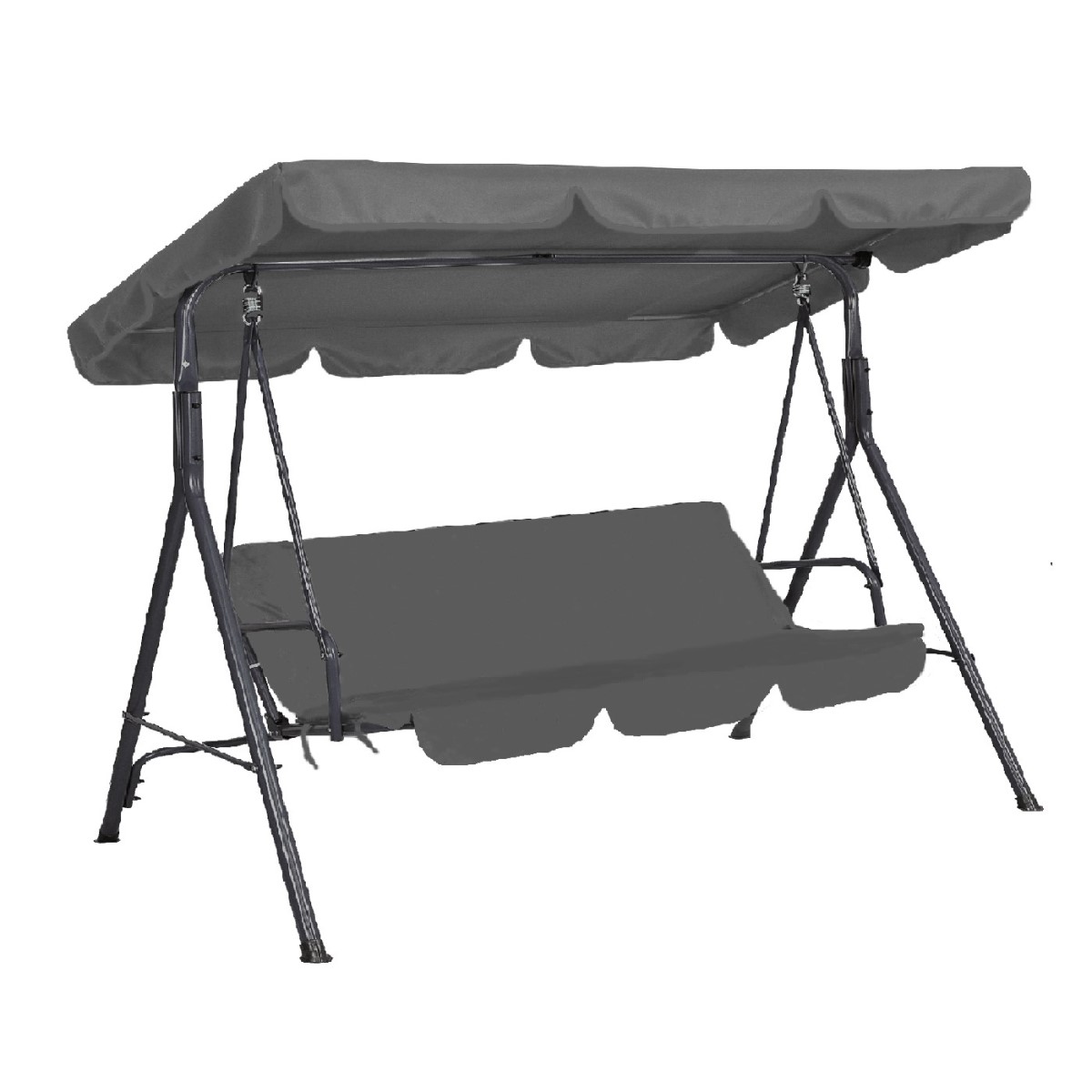 ΚΟΥΝΙΑ ΓΚΡΙ ΜΕ ΑΝΘΡΑΚΙ ΣΚΕΛΕΤΟ- ΕΝΙΣΧΥΜΕΝΗ ΤΡΙΘΕΣΙΑ  ΜΕΤΑΛΛΙΚΗ  ΜΕ ΜΟΝΟΚΟΜΜΑΤΟ ΣΩΛΗΝΑ ΟΡΟΦΗΣ velco-36-10225-10/10A