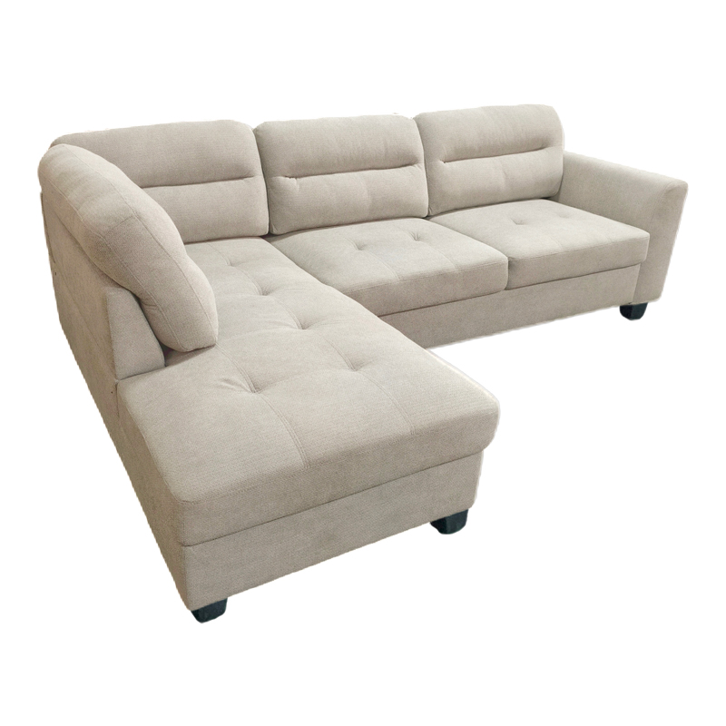 Intrahome Γωνιακός καναπές δεξιά γωνία Camile Intrahome ύφασμα σε μπεζ απόχρωση 270x174x95εκ | SKU: INTRAPA-482111115