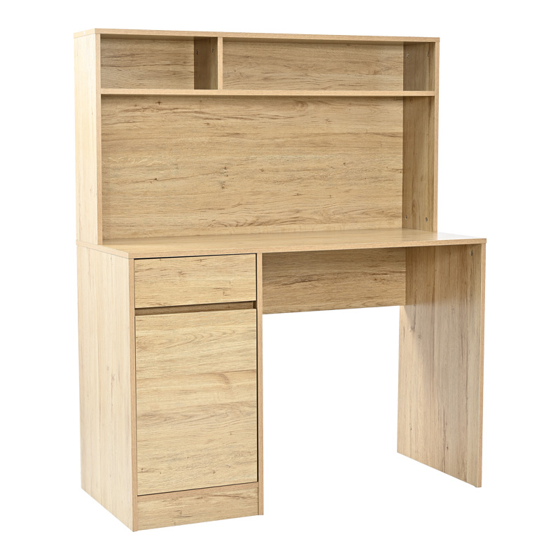 Intrahome Γραφείο εργασίας Secreta Intrahome με ράφι σε oak απόχρωση 110x50x135εκ | SKU: INTRAPA-486111121