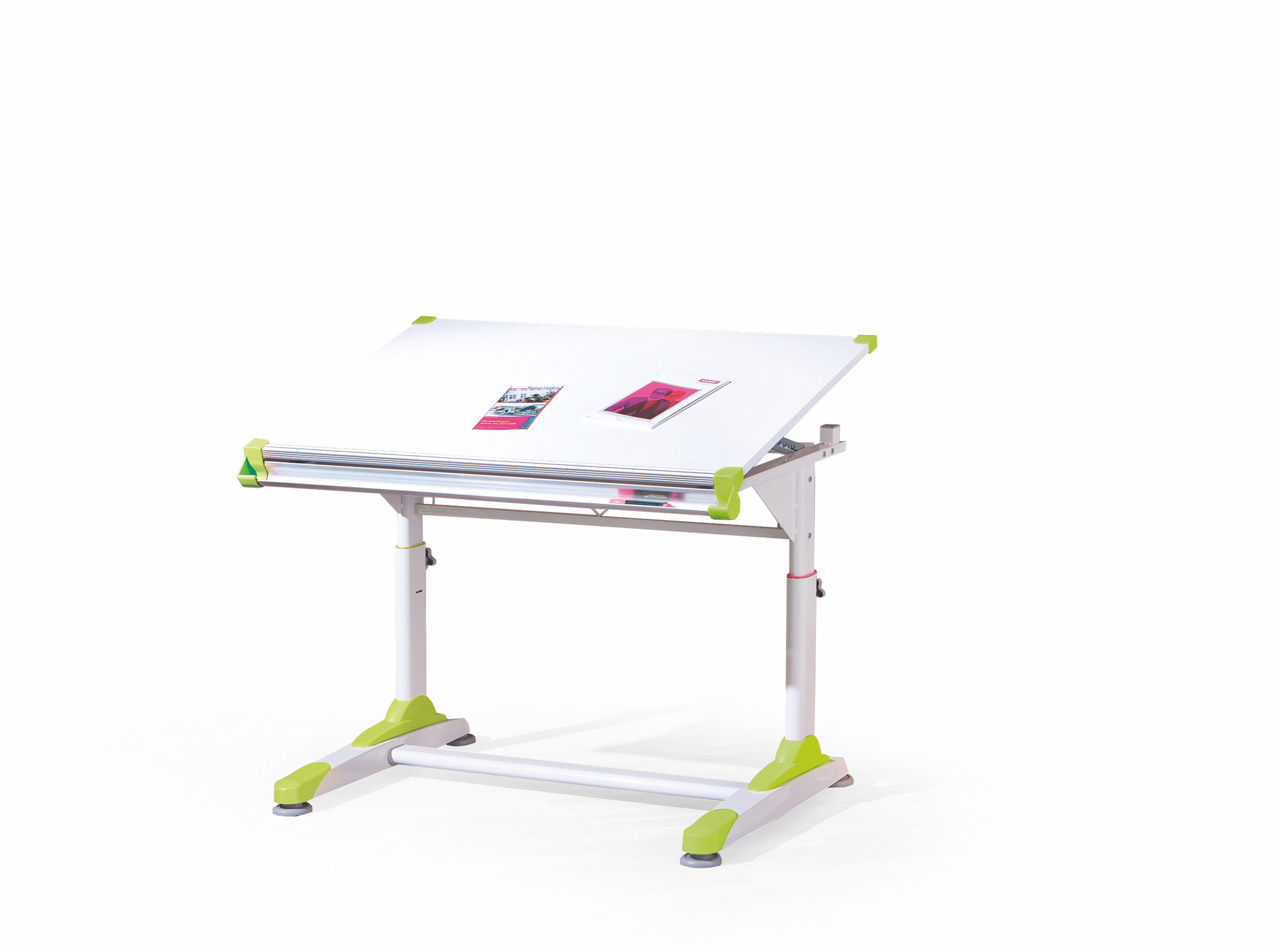 COLLORIDO desk color: white/green/pink DIOMMI V-CH-COLLORIDO-BIURKO DIOMMI-60-20528