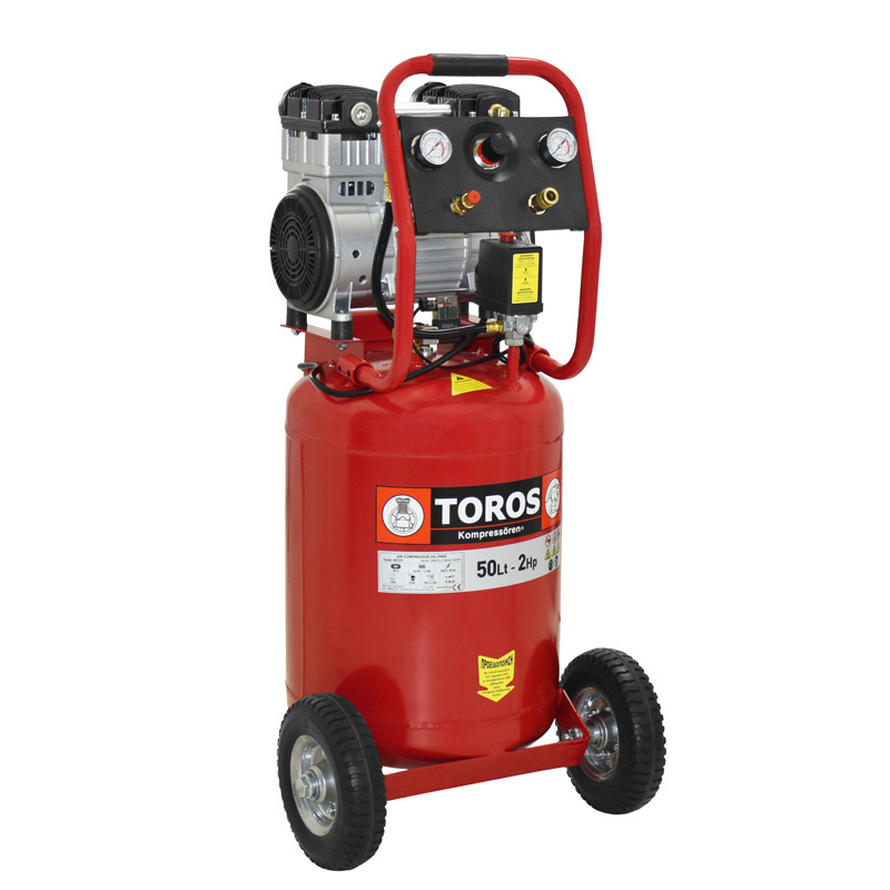 TOROS: ΑΕΡΟΣΥΜΠΙΕΣΤΗΣ ΧΑΜΗΛΟΥ ΘΟΡΥΒΟΥ OILFREE 50LT, 2HP UNIM-40127 TOROS: ΑΕΡΟΣΥΜΠΙΕΣΤΗΣ ΧΑΜΗΛΟΥ ΘΟΡΥΒΟΥ OILFREE 50LT, 2HP UNIM-40127