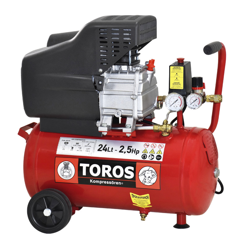 TOROS: ΑΕΡΟΣΥΜΠΙΕΣΤΗΣ 24LT/2,5HP 230V UNIM-40137 TOROS: ΑΕΡΟΣΥΜΠΙΕΣΤΗΣ 24LT/2,5HP 230V UNIM-40137