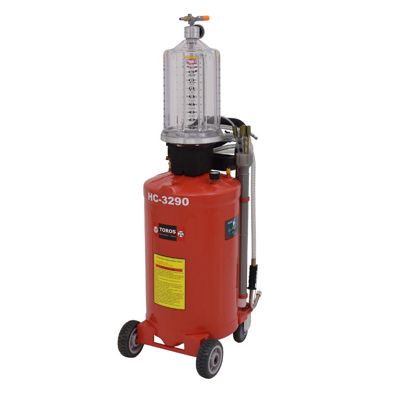 TOROS: TSU-80 ΑΝΑΡΡΟΦΗΤΗΡΑΣ ΛΑΔΙΟΥ 80L ΜΕ ΓΥΑΛΑ  UNIM-40670