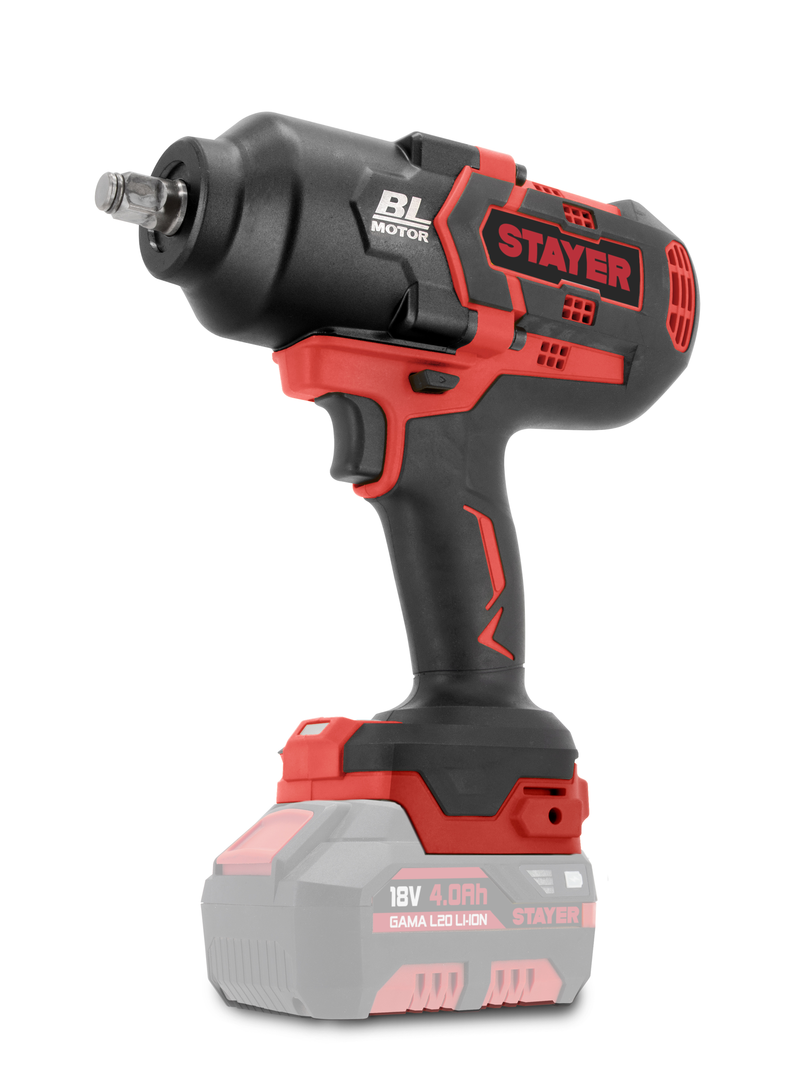 Μπουλονόκλειδο 1/2'' 1000Nm Brushless 18V - (X/BAT) kaya-40IWB1000L20