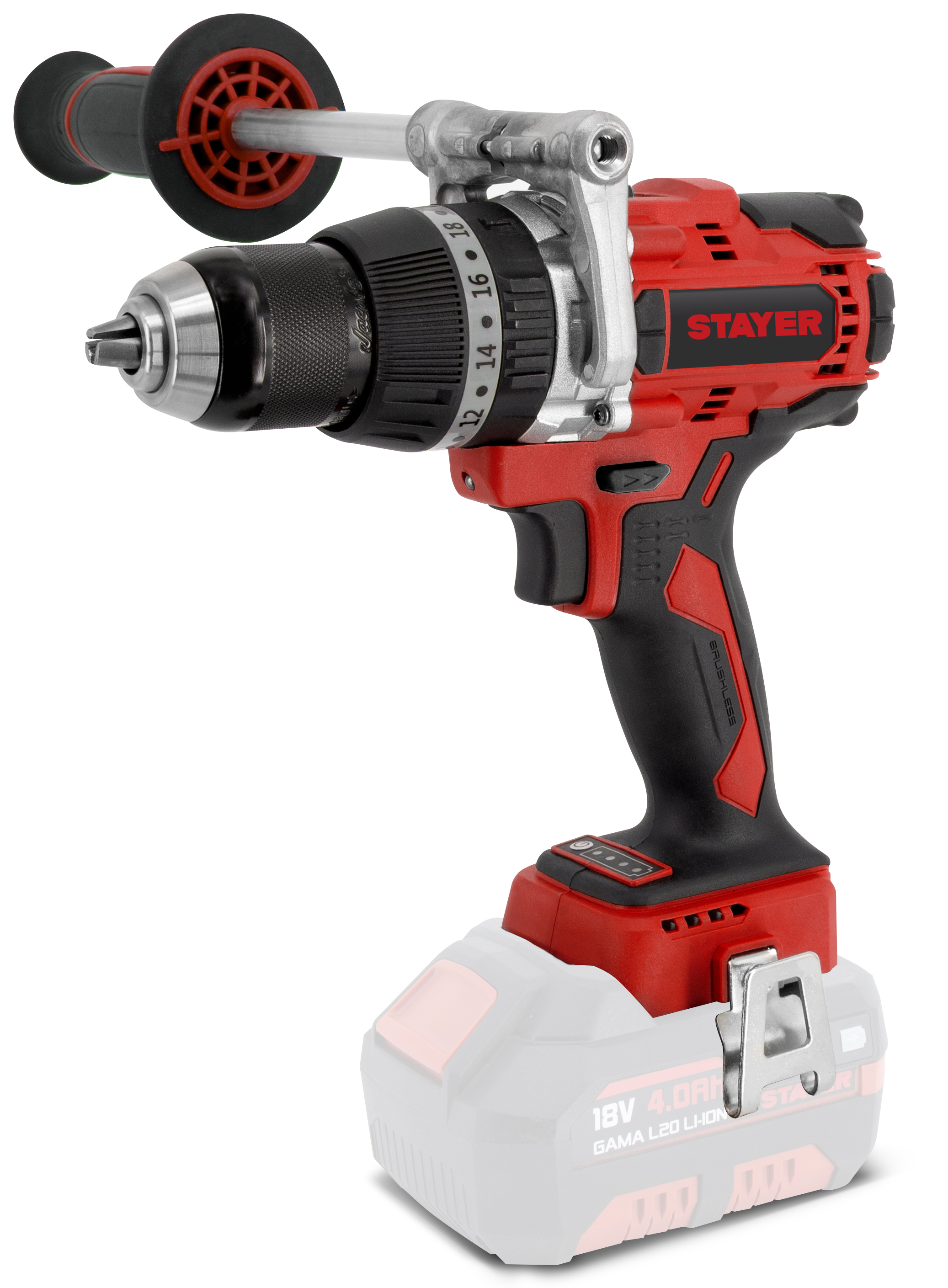 Κρουστικό Δράπανο Brushless 80Nm 18V - L20 (X/BAT) kaya-40PBL80P