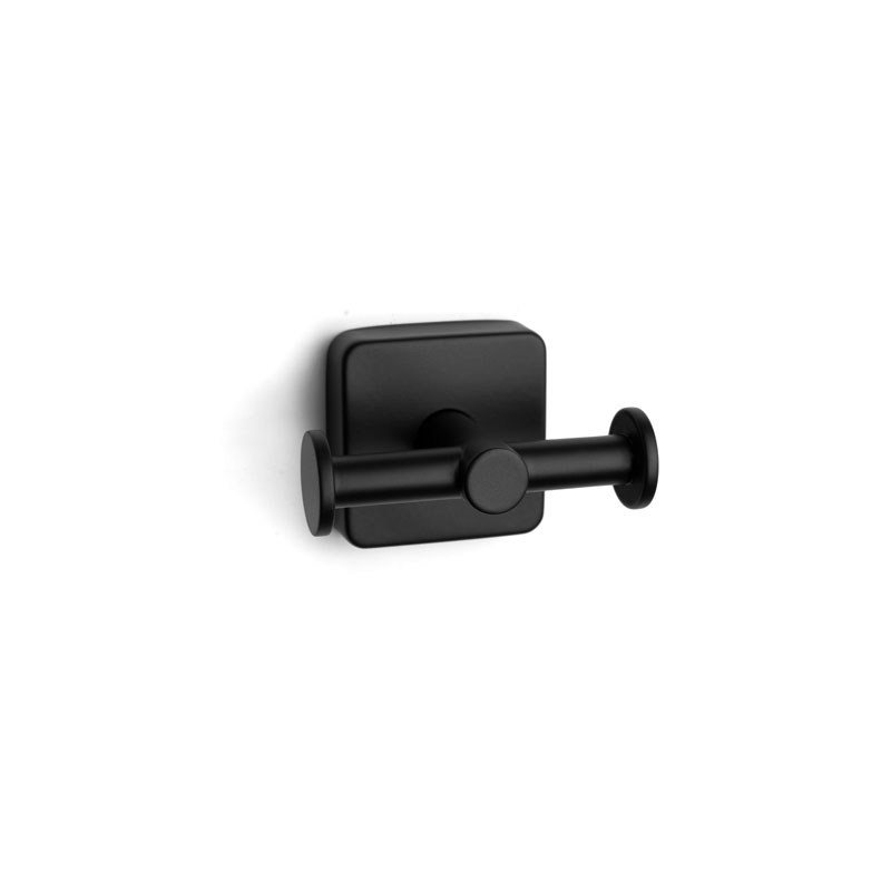 KARAG  QUATTRO Άγκιστρο μπάνιου διπλό QUATTRO 4222 55 Μαύρο ματ KARAG KARAG-3800201584111