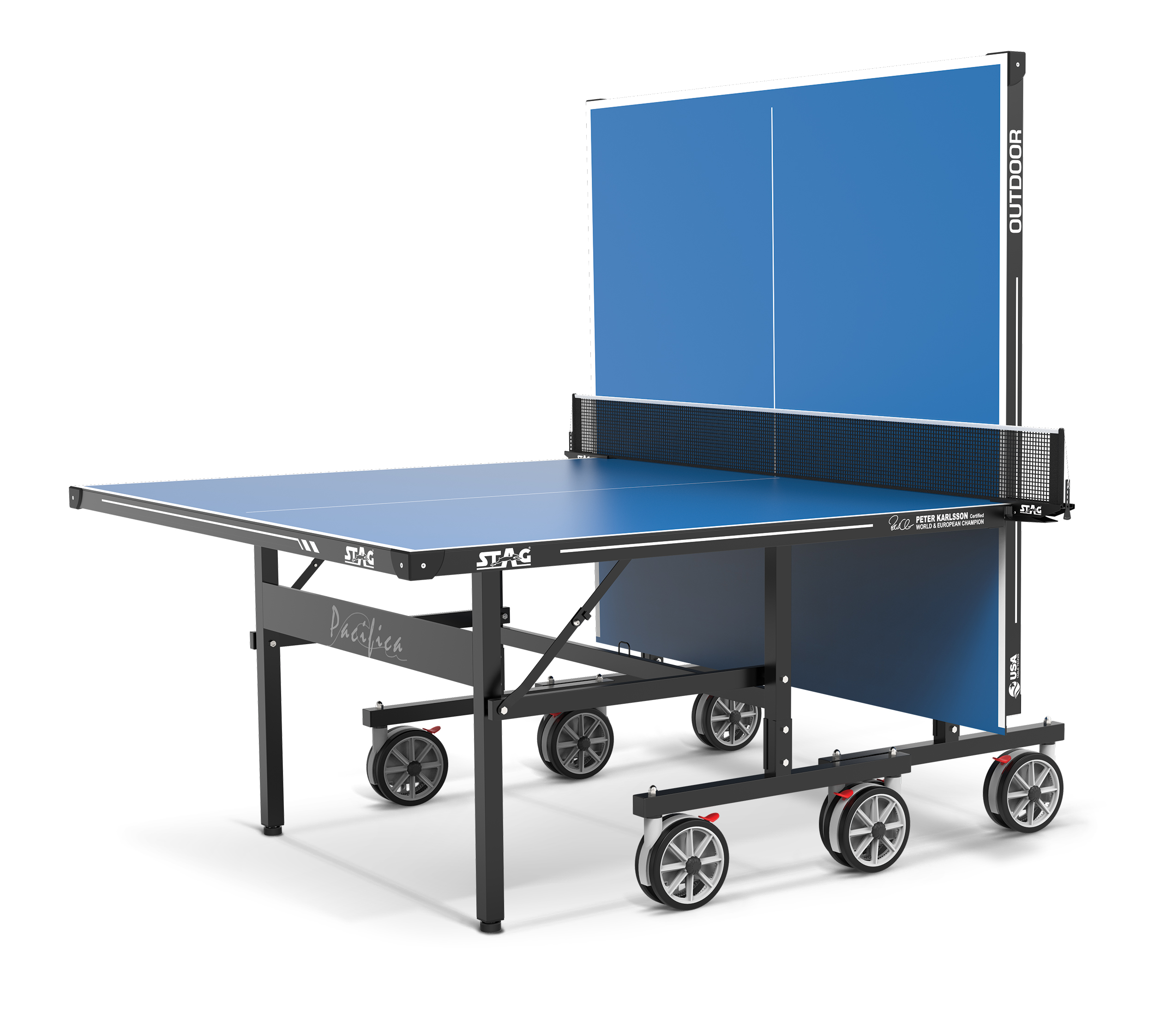 STAG ΤΡΑΠΕΖΙ PING PONG ΕΞΩΤΕΡΙΚΟ STAG PACIFICA 4ΜΜ ΜΠΛΕ ELDICO42809