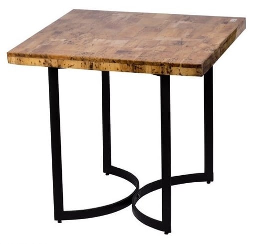 Artekko Zroax Ξύλινο Βοηθητικό Τραπεζάκι (80x80x75)cm Artekko 43169