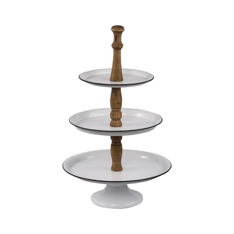 Artekko Tray Ορντεβιέρα 3 Επίπεδα Ξύλο Μέταλλο Λευκό (36x36x60)cm Artekko 44182 Artekko Tray Ορντεβιέρα 3 Επίπεδα Ξύλο Μέταλλο Λευκό (36x36x60)cm Artekko 44182