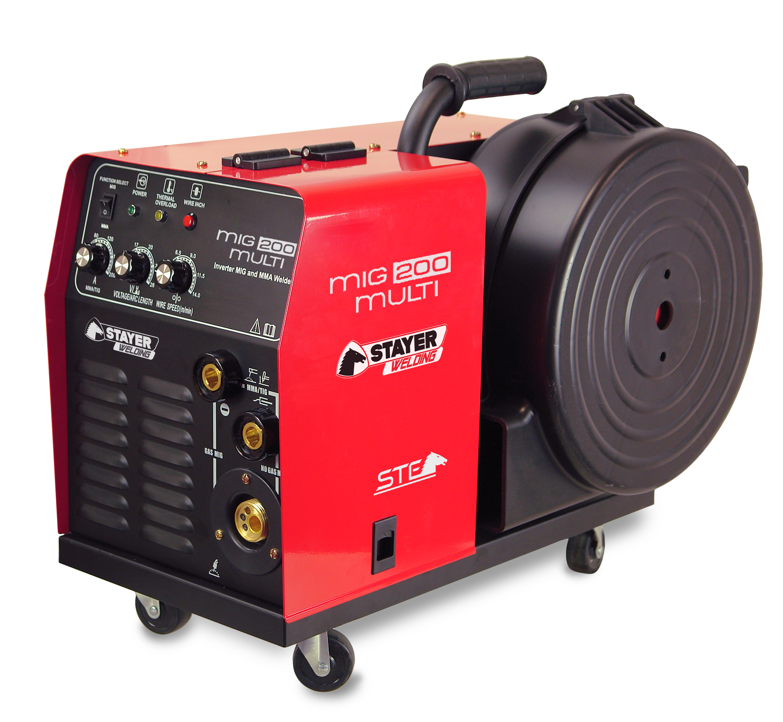 Μηχανή Συγκόλλησης Σύρματος Inverter 200Α kaya-44MIG200MULTI