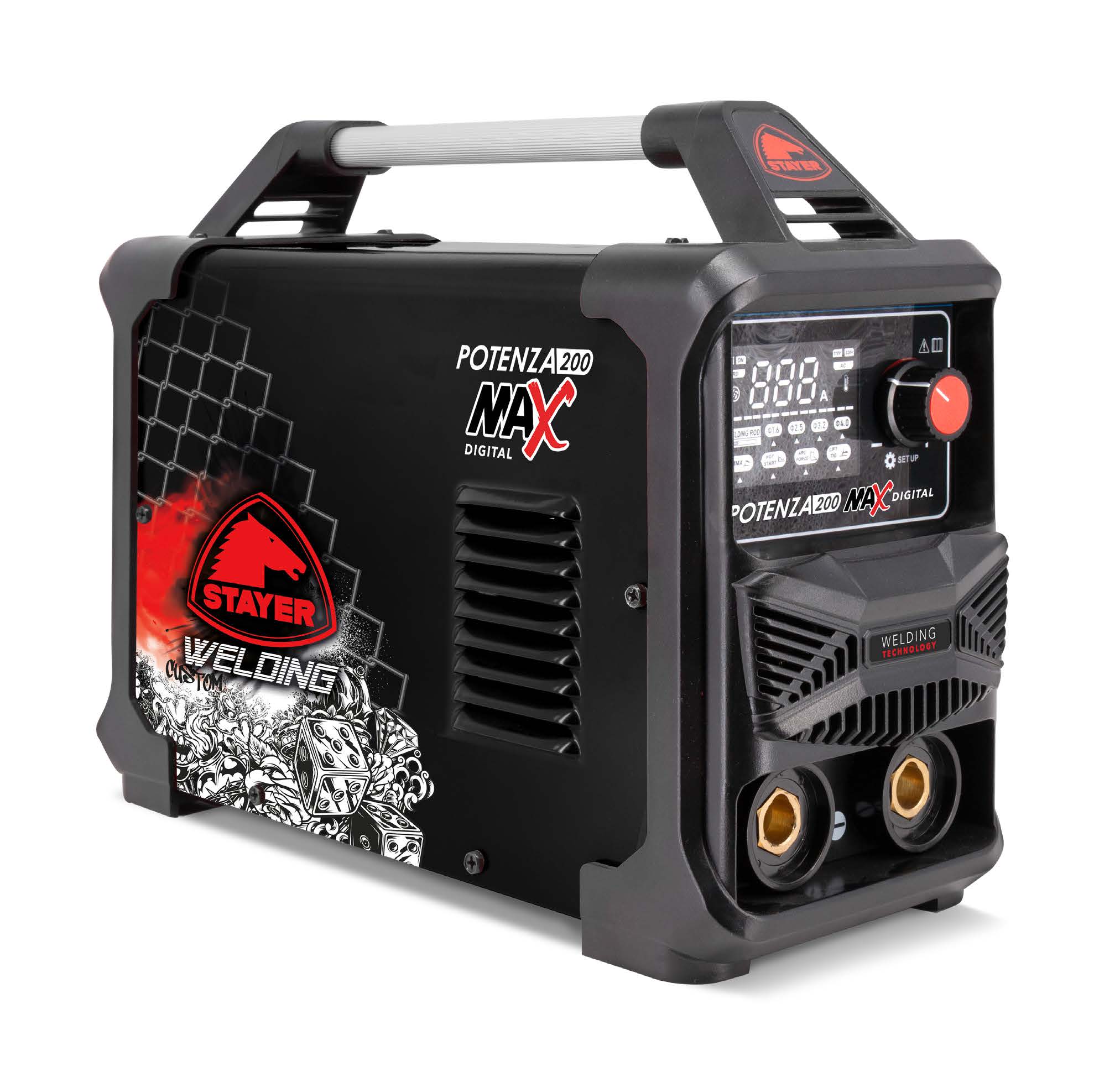 Μηχανή Συγκόλλησης  Ηλεκτροδίου Inverter 200Α kaya-44POTENZAMAX200