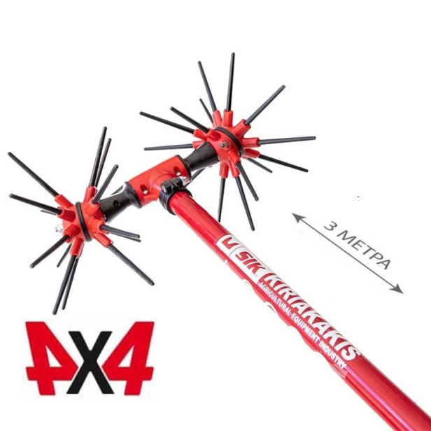 Ραβδιστική Βέργα Ελιάς SIK 32 4x4 Με Κοντάρι Αλουμινίου & 4 Ανεξάρτητες Κεφαλές 3 ΜΕΤΡΑ KIDO-
090/371