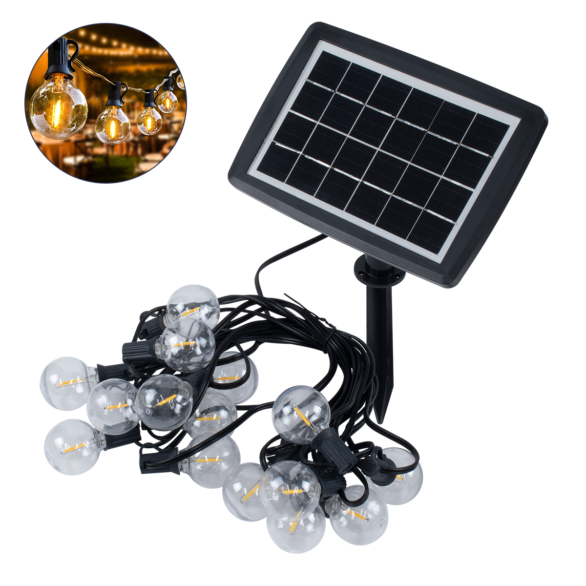 79666 GloboStar® 79666 Διακοσμητική Γιρλάντα 14 Μέτρων με Controller 4 Προγραμμάτων Φωτισμού 30 LED 3W με Ενσωματωμένη Μπαταρία 600mAh – Φωτοβολταϊκό Πάνελ – Αισθητήρα Ημέρας-Νύχτας – Βάση Κήπου & Μαύρο Καλώδιο Αδιάβροχη IP44 Θερμό Λευκό 2700K L22 x W15. 79666 GloboStar® 79666 Διακοσμητική Γιρλάντα 14 Μέτρων με Controller 4 Προγραμμάτων Φωτισμού 30 LED 3W με Ενσωματωμένη Μπαταρία 600mAh – Φωτοβολταϊκό Πάνελ – Αισθητήρα Ημέρας-Νύχτας – Βάση Κήπου & Μαύρο Καλώδιο Αδιάβροχη IP44 Θερμό Λευκό 2700K L22 x W15.