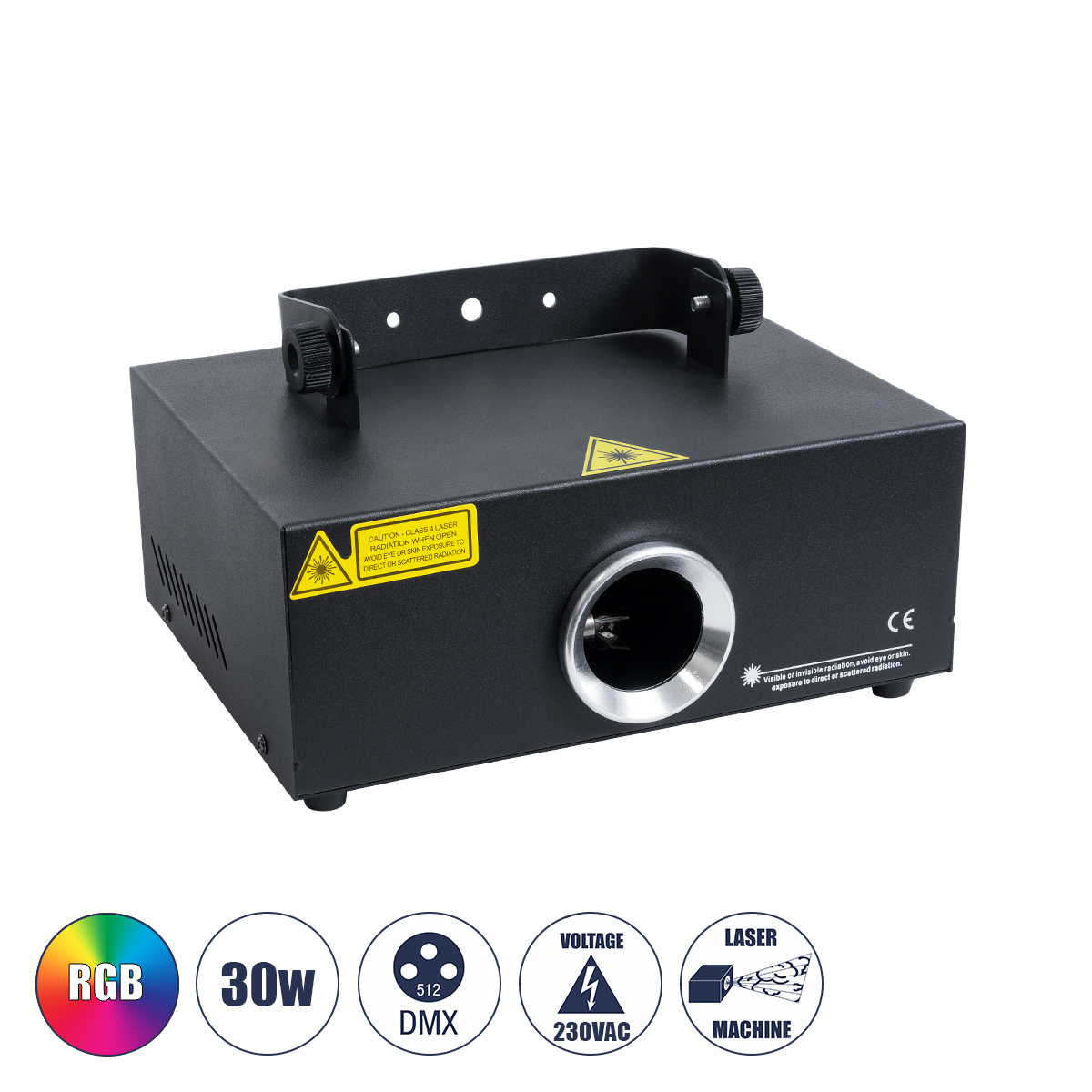51127 GloboStar® ARES 51127 Επαγγελματικό Laser Projector 30W 1000Mw 300mW RED/635nm – 100mW GREEN/532nm – 600mW BLUE/450nm – AC 220V-240V IP20 3in1 RGB DMX512 – Μ23.5 x Π18 x Υ10cm – 2 Χρόνια Εγγύηση 51127 GloboStar® ARES 51127 Επαγγελματικό Laser Projector 30W 1000Mw 300mW RED/635nm – 100mW GREEN/532nm – 600mW BLUE/450nm – AC 220V-240V IP20 3in1 RGB DMX512 – Μ23.5 x Π18 x Υ10cm – 2 Χρόνια Εγγύηση