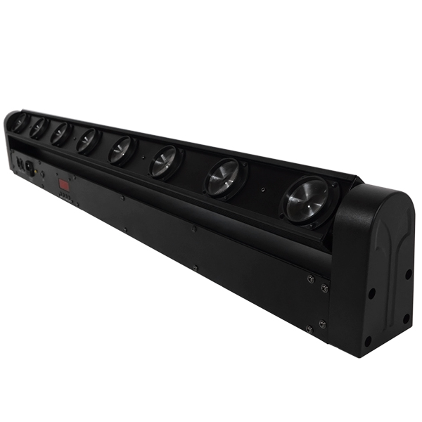 51132 GloboStar® GLOBOSTAR® BAR 51132 Stage Κινούμενη Ρομποτική Κεφαλή Super Beam LED 160W 8° AC 220-240V IP20 8 x 20W CREE Chip Πολύχρωμο RGBW Dimmable DMX512 Protocol 9/38 Channels - Μ110 x Π13.2 x Υ15.5cm - 2 Χρόνια Εγγύηση