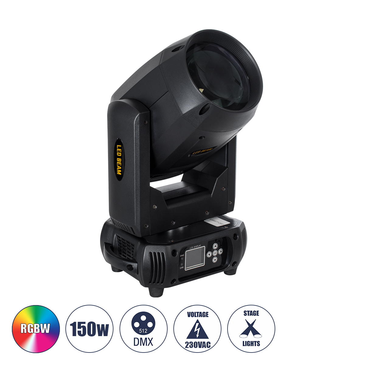 51169 GloboStar® HERA 51169 Επαγγελματική Κινούμενη Ρομποτική Κεφαλή Super BEAM Light CREE LED 150W AC 220V-240V IP20 RGBW DMX512 – Μ25.5 x Π18 x Υ43cm – 2 Χρόνια Εγγύηση 51169 GloboStar® HERA 51169 Επαγγελματική Κινούμενη Ρομποτική Κεφαλή Super BEAM Light CREE LED 150W AC 220V-240V IP20 RGBW DMX512 – Μ25.5 x Π18 x Υ43cm – 2 Χρόνια Εγγύηση