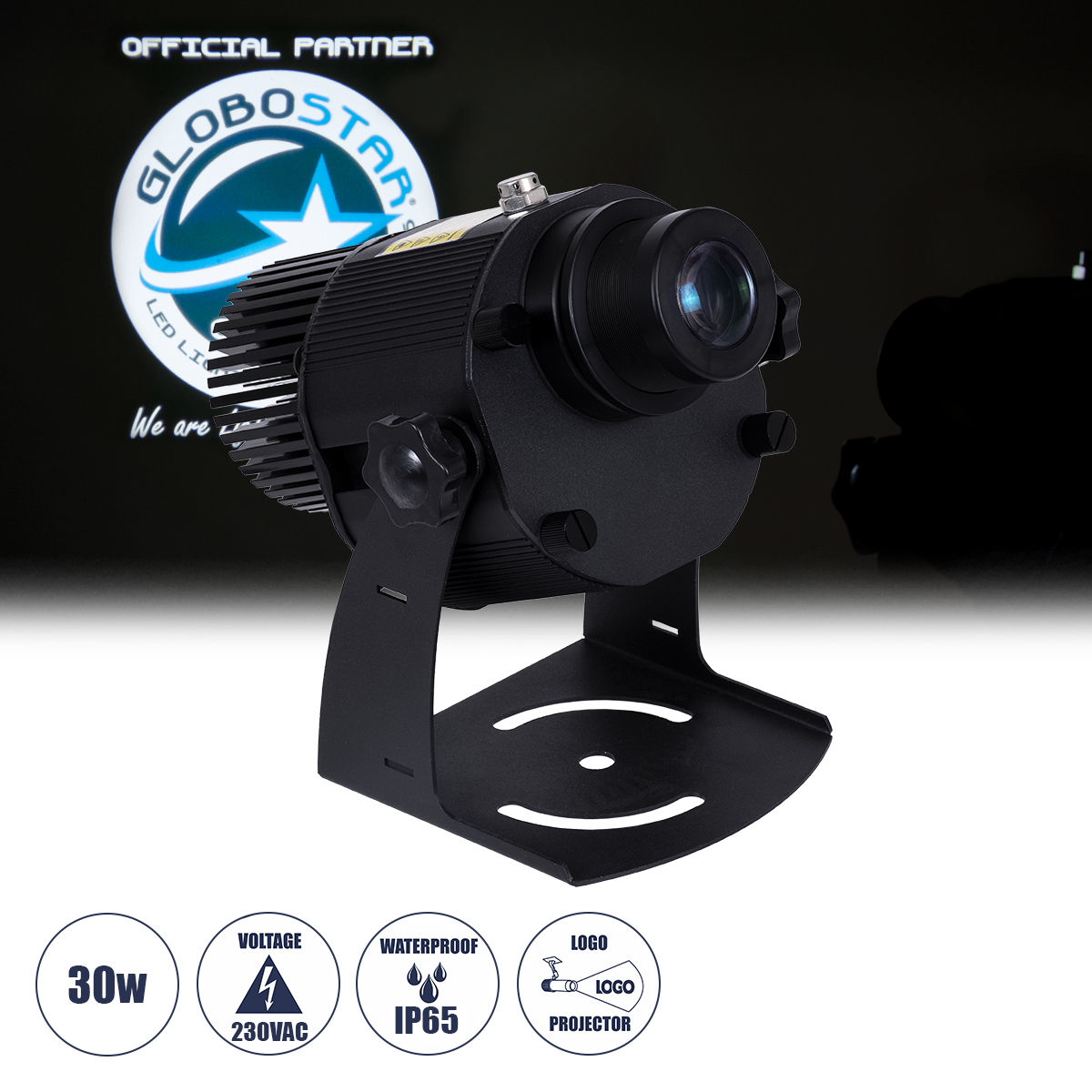 51177 GloboStar® PROJECTOR 51177 LED Προτζέκτορας Διαφημιστικού Λογότυπου GloboStar Official Partner Εξωτερικού Χώρου – 30W AC 220-240V IP65 – Μ22 x Π18.5 x Υ22cm – 2 Χρόνια Εγγύηση 51177 GloboStar® PROJECTOR 51177 LED Προτζέκτορας Διαφημιστικού Λογότυπου GloboStar Official Partner Εξωτερικού Χώρου – 30W AC 220-240V IP65 – Μ22 x Π18.5 x Υ22cm – 2 Χρόνια Εγγύηση