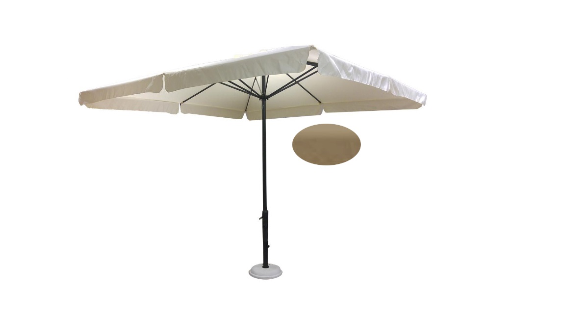 Ομπρέλα κήπου από ύφασμα στο χρώμα της άμμου 200x300 515-00127