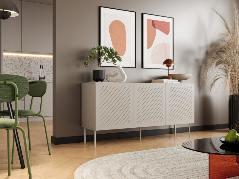 SIENA chest of drawers 150 beige DIOMMI-60-33787