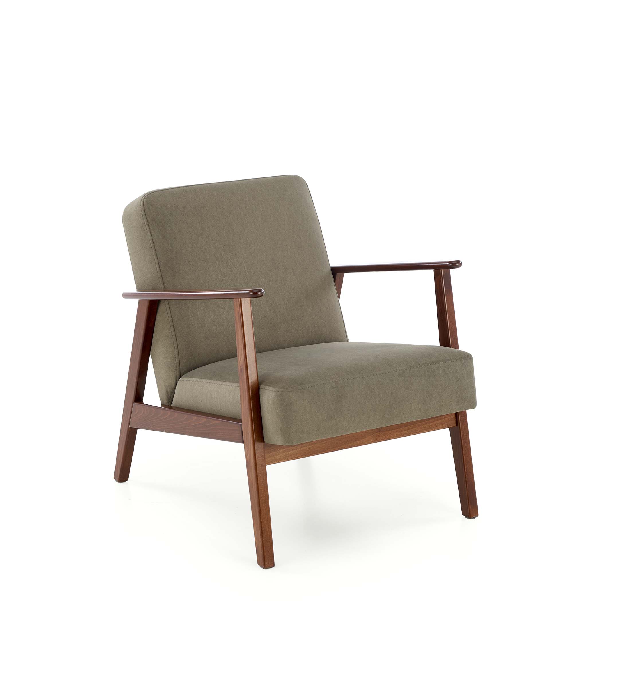 MILANO 1S, leisure chair, olive CASTEL#39 / dark walnut DIOMMI-60-32128 MILANO 1S, leisure chair, olive CASTEL#39 / dark walnut DIOMMI-60-32128