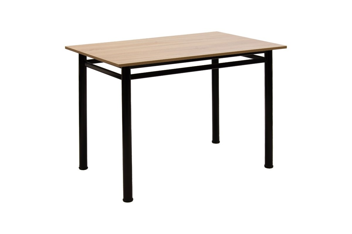 Τραπέζι “DINNER” σε δρυς/μαύρο χρώμα 100x60x77 594-00159 Τραπέζι “DINNER” σε δρυς/μαύρο χρώμα 100x60x77 594-00159