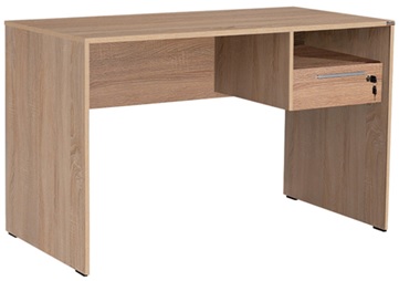 ΓΡΑΦΕΙΟ ΜΕ ENA ΣΥΡΤΑΡΙ ΜΕ ΚΛΕΙΔΑΡΙΑ & ΕΝΑ ΡΑΦΙ 120x60x75 εκ SONOMA velco-602-5822-31