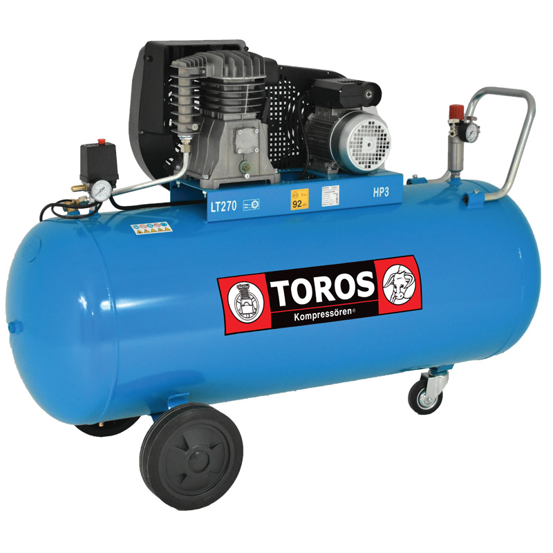 TOROS: ΑΕΡΟΣΥΜΠΙΕΣΤΗΣ ΜΕ ΙΜΑΝΤΑ 270LIT/5,5HP 400V  UNIM-602017