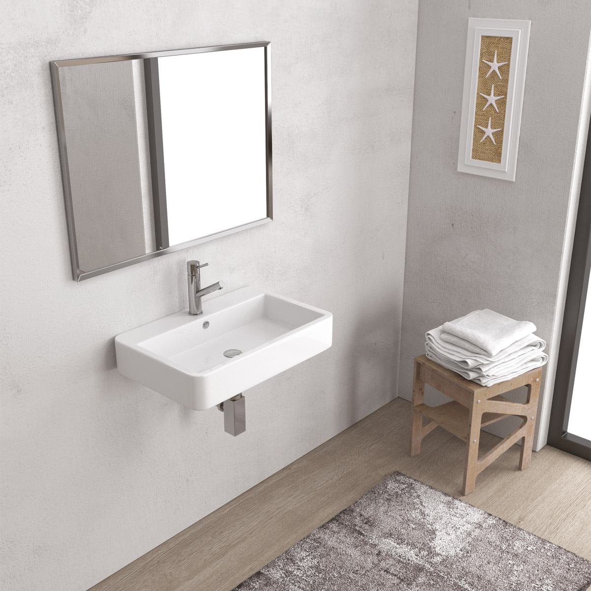 KARAG CONTOUR Νιπτήρας αναρτώμενος CONTOUR 61060 KARAG 60x40x12cm KARAG-5206836012919 KARAG CONTOUR Νιπτήρας αναρτώμενος CONTOUR 61060 KARAG 60x40x12cm KARAG-5206836012919