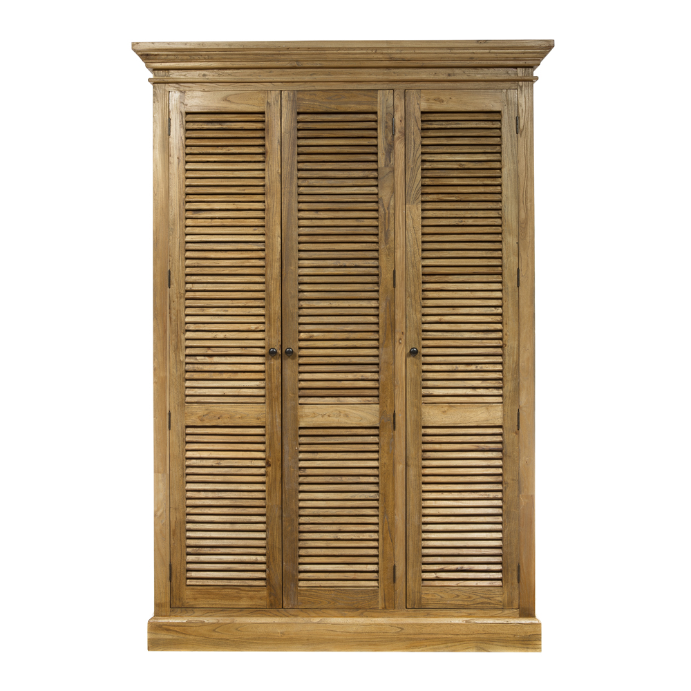 Artekko Ντουλάπα από Ξύλο μασίφ (155x55x225)cm Artekko 617-0265