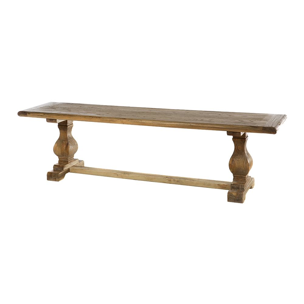 Artekko Deus Μασίφ Ξύλινο Παγκάκι σε Φυσική Απόχρωση (168x39x46)cm Artekko 617-0270