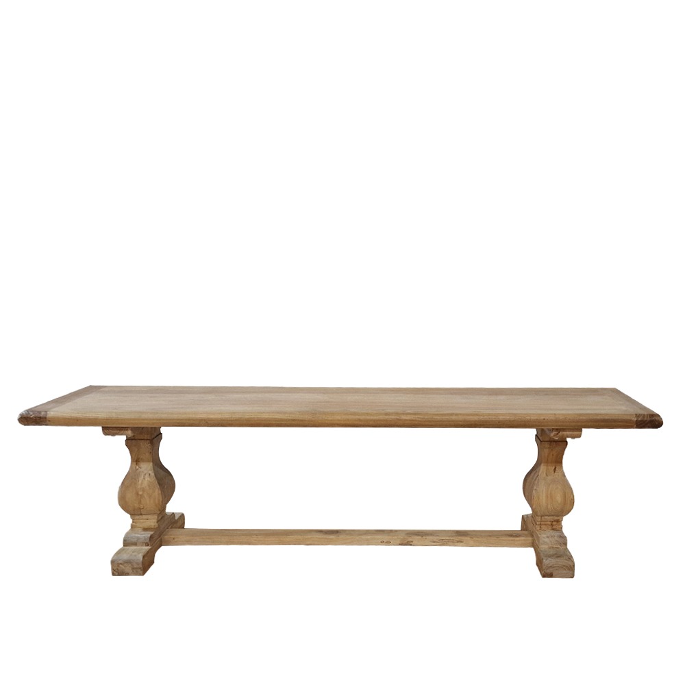 Artekko Deus Μασίφ Ξύλινο Παγκάκι σε Ανοιχτή Φυσική Απόχρωση (168x39x46)cm Artekko 617-0270-A