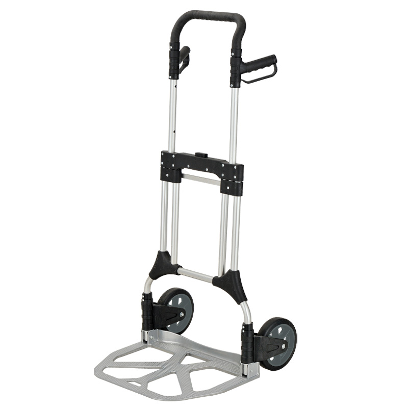 EXPRESS: ΚΑΡΟΤΣΙ ΜΕΤΑΦΟΡΑΣ ΠΤΥΣΣΟΜΕΝΟ ΑΛΟΥΜΙΝΙΟΥ200 KG - 2 ΤΡΟΧΟΙ TPR Φ 200 mm  UNIM-631423