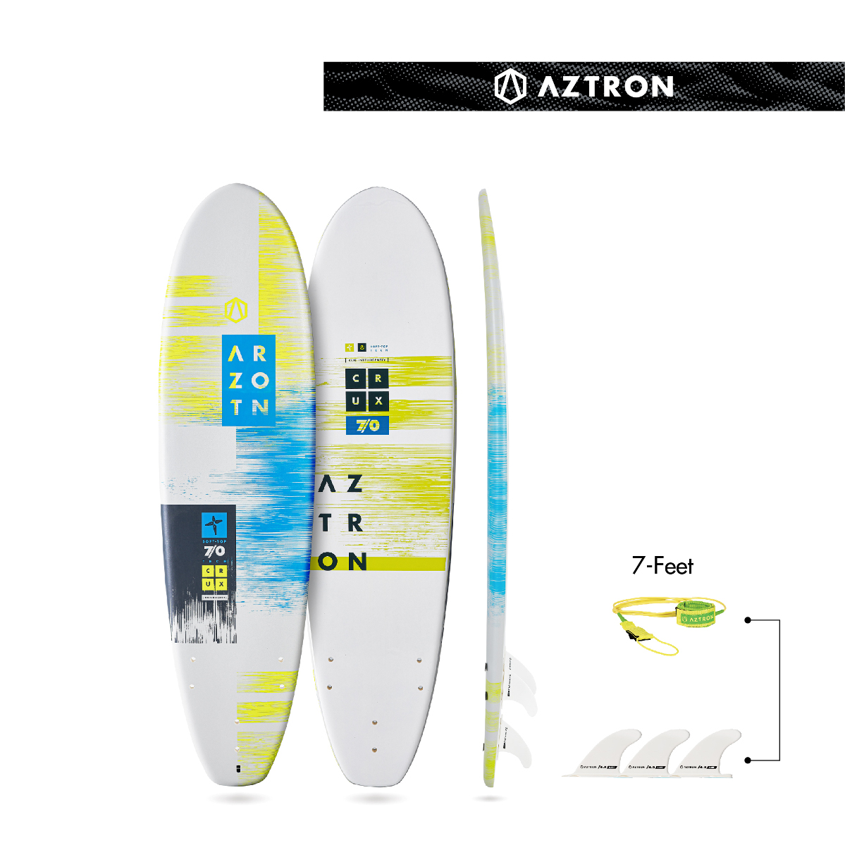 Aztron CRUX Soft Surfboard 7.0 By Aztron® VIKI-105636 Aztron CRUX Soft Surfboard 7.0 By Aztron® VIKI-105636