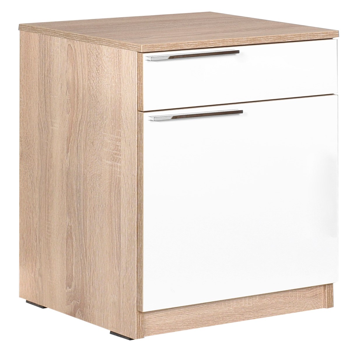 ΚΟΜΟΔΙΝΟ  ΜΕ ΣΥΡΤΑΡΙ 40x38x63 εκ. SONOMA- ΛΕΥΚΟ ΔΙΑΜΑΝΤΙ velco-653-0209-39