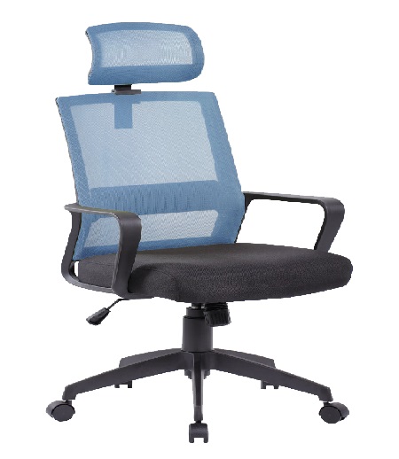 VELCO Pro Systems ΚΑΡΕΚΛΑ ΓΡΑΦΕΙΟΥ ΜΑΥΡΗ-ΜΠΛΕ-ΔΙΑΣΤΑΣΕΙΣ: 61,5x97x114/123,5cm velco-66-37802