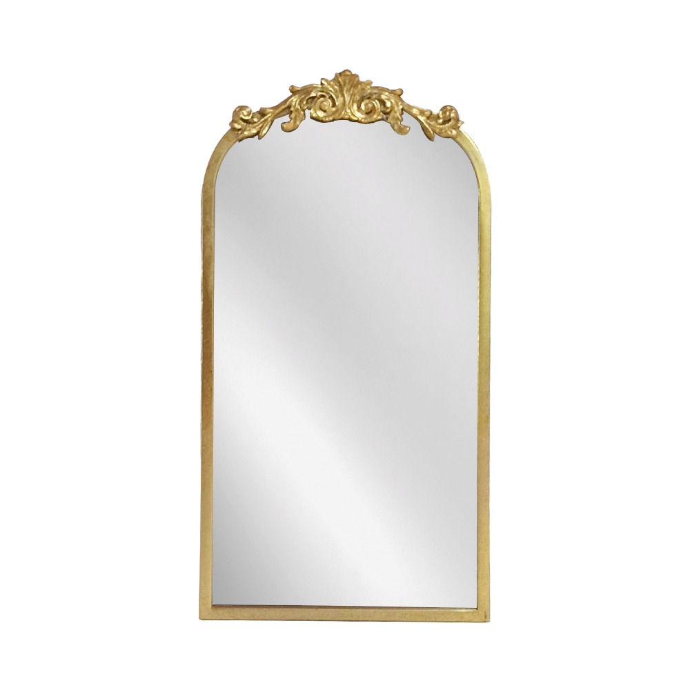 Artekko Dia Χρυσός Μεταλλικός Καθρέπτης Τοίχου (33x3x63)cm Artekko 661-2002-GOLD