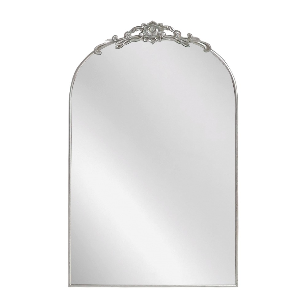 Artekko Dia Ασημί Μεταλλικός Καθρέπτης Τοίχου (50.5x4x80.5)cm Artekko 661-2003-SILVER