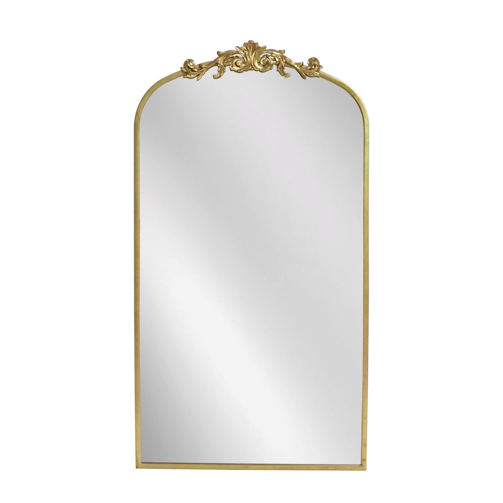 Artekko Dia Χρυσός Μεταλλικός Καθρέπτης Τοίχου (60x3x110)cm Artekko 661-2004-GOLD