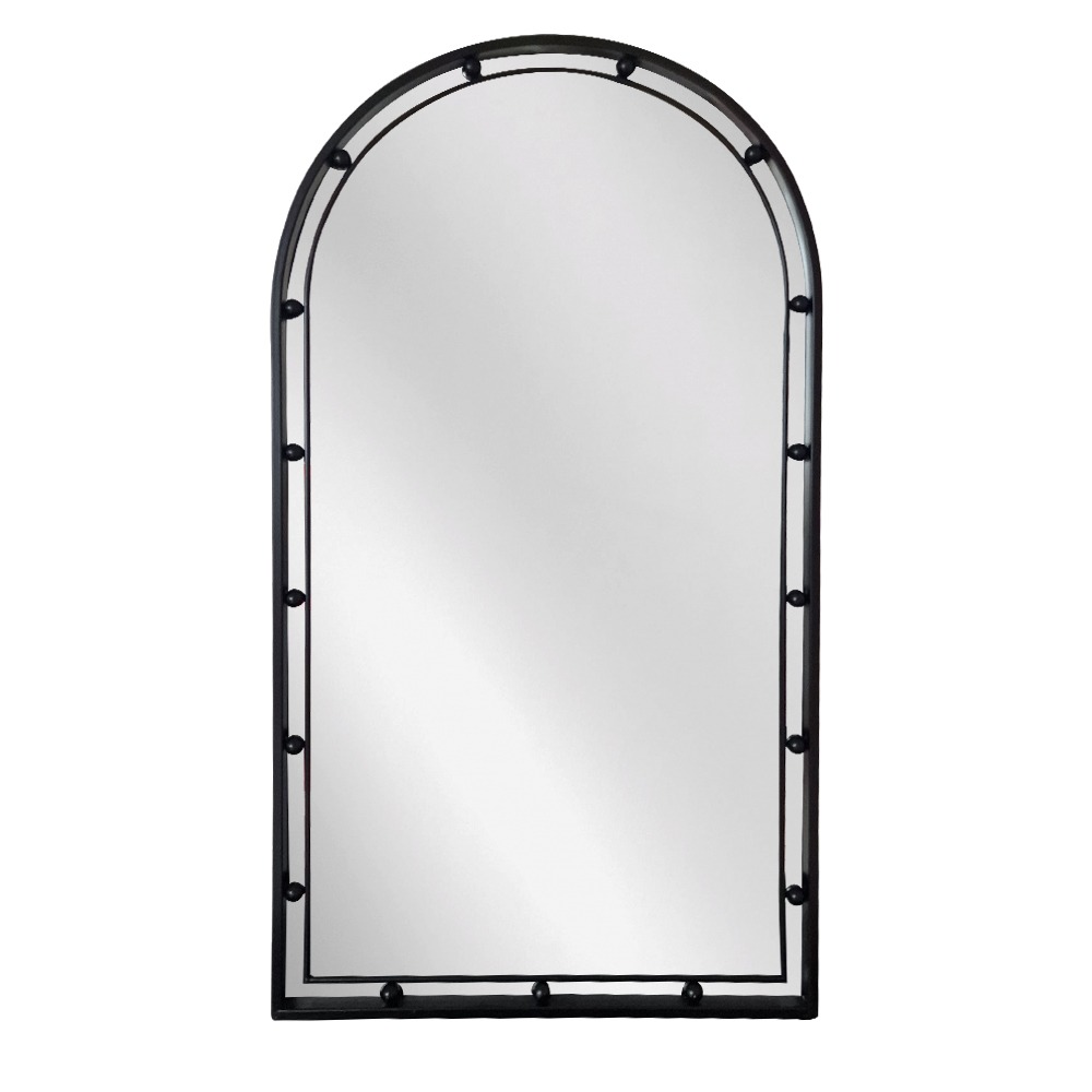 Artekko Dia Μαύρος Μεταλλικός Καθρέπτης Τοίχου (50x3.5x90)cm Artekko 661-2006-BLACK