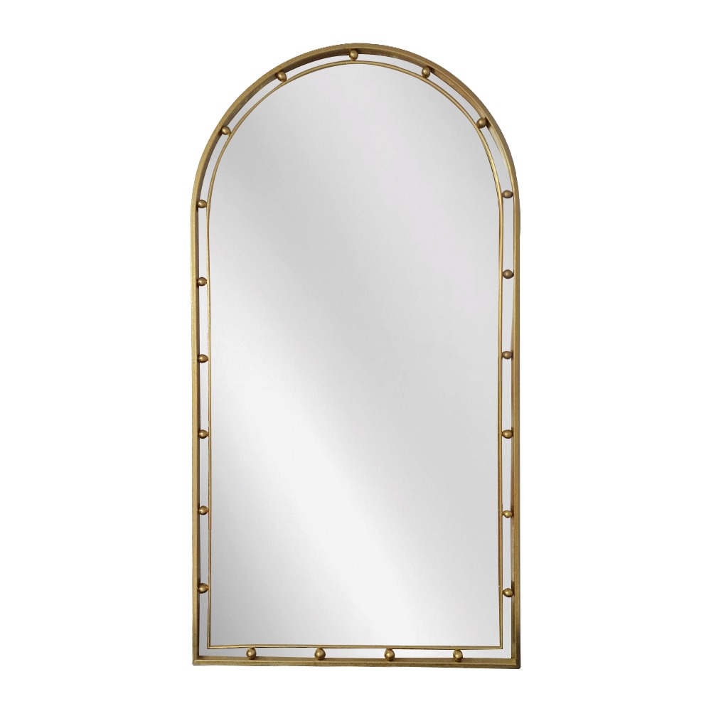 Artekko Dia Χρυσός Μεταλλικός Καθρέπτης Τοίχου (50x3.5x90)cm Artekko 661-2006-GOLD