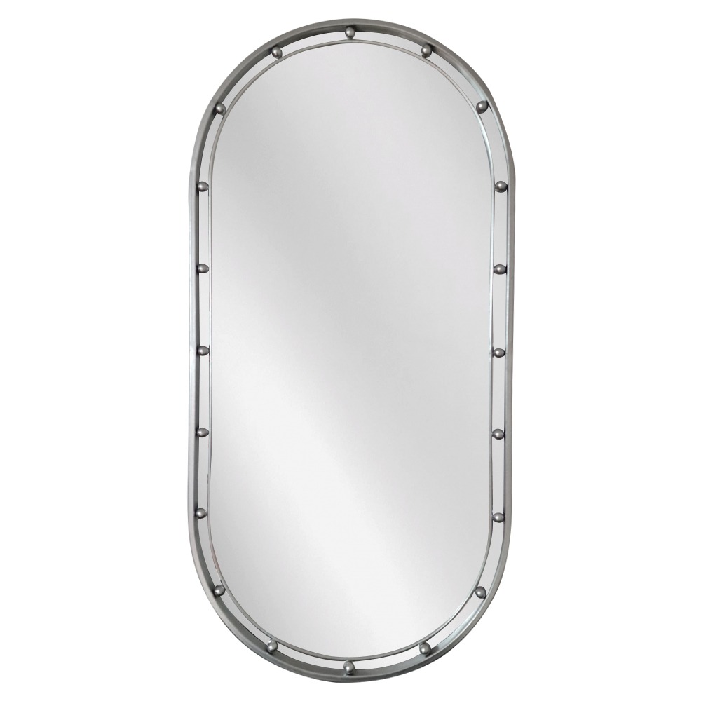 Artekko Dia Ασημί Μεταλλικός Καθρέπτης Τοίχου (50x3.5x100)cm Artekko 661-2014-SILVER