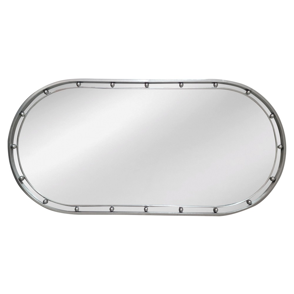 Artekko Dia Ασημί Μεταλλικός Καθρέπτης Τοίχου (50x3.5x100)cm Artekko 661-2014H-SILVER