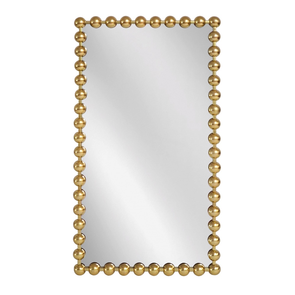 Artekko Dia Χρυσός Μεταλλικός Καθρέπτης Τοίχου (60x4.5x110)cm Artekko 661-2016-GOLD