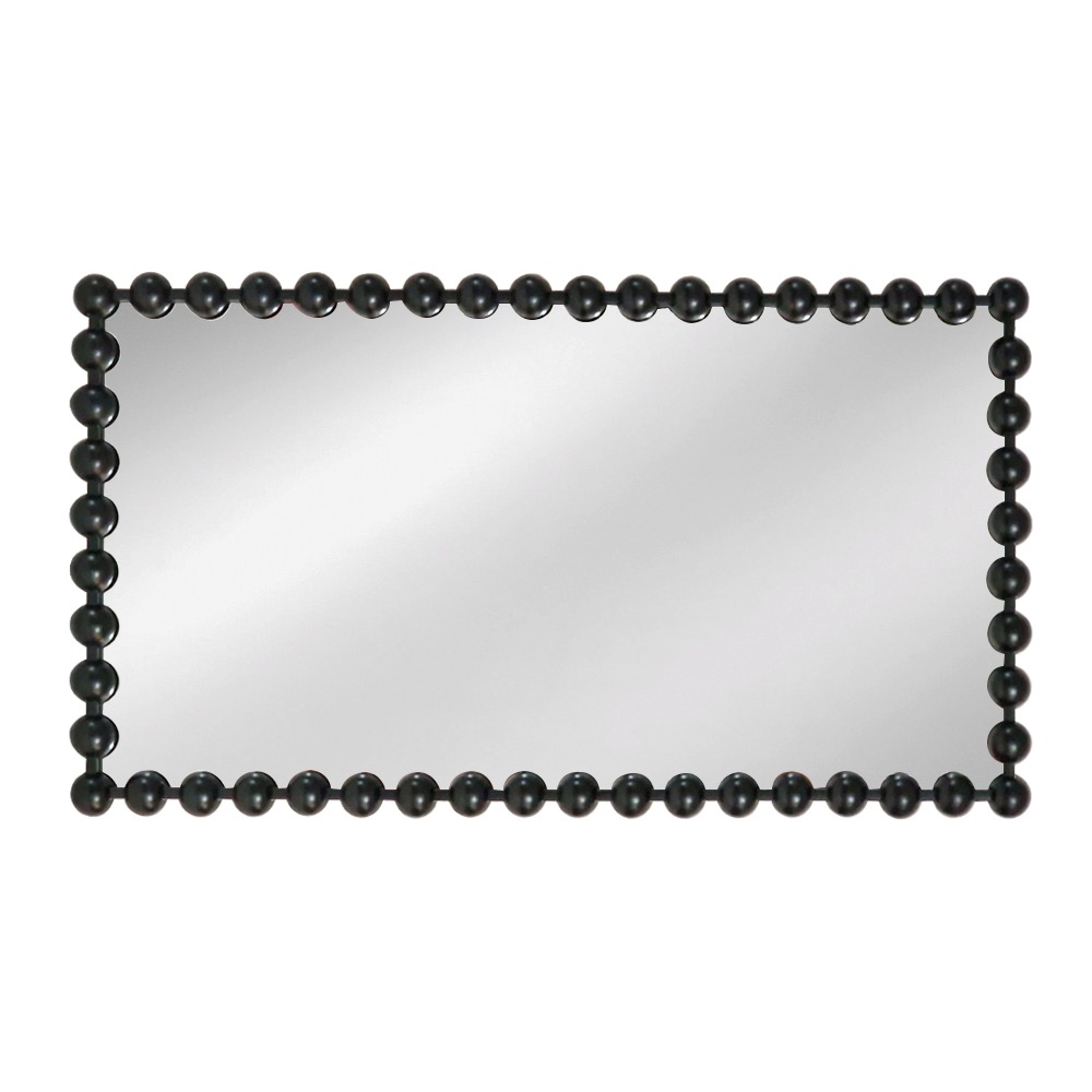 Artekko Dia Μαύρος Μεταλλικός Καθρέπτης Τοίχου (60x4.5x110)cm Artekko 661-2016H-BLACK