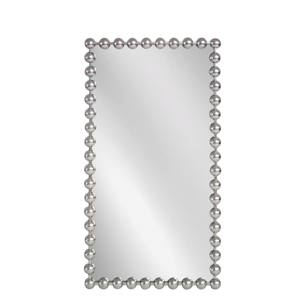 Artekko Dia Ασημί Μεταλλικός Καθρέπτης Τοίχου (70x4.5x130)cm Artekko 661-2017-SILVER