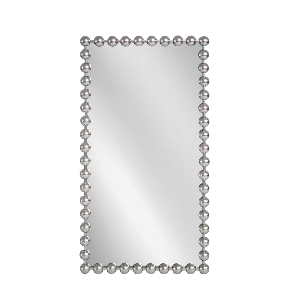 Artekko Dia Ασημί Μεταλλικός Καθρέπτης Τοίχου (75x4.5x160)cm Artekko 661-2018-SILVER