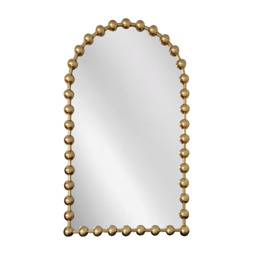 Artekko Dia Χρυσός Μεταλλικός Καθρέπτης Τοίχου (61x4.5x100)cm Artekko 661-2019-GOLD