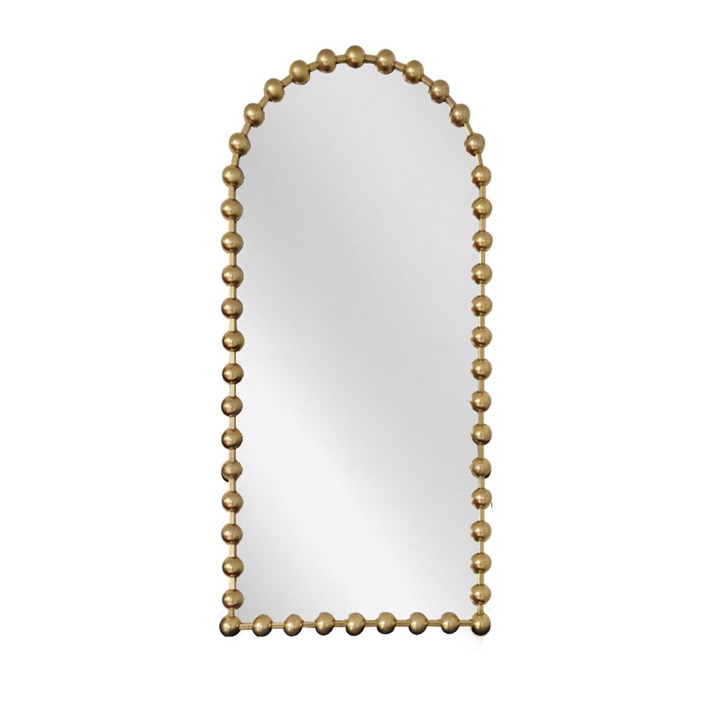 Artekko Dia Χρυσός Μεταλλικός Καθρέπτης Τοίχου (72.5x4.5x181)cm Artekko 661-2020-GOLD