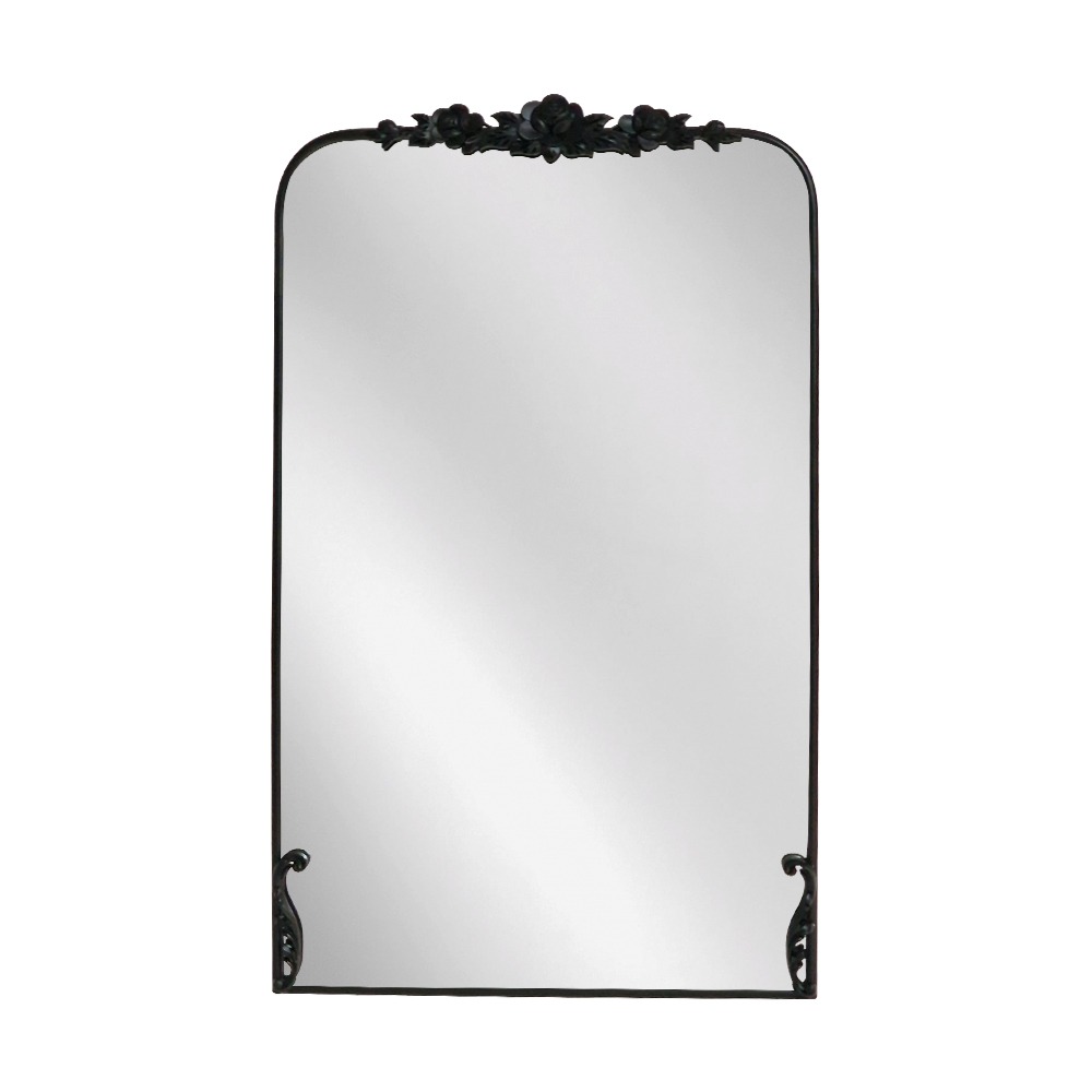 Artekko Dia Μαύρος Μεταλλικός Καθρέπτης Τοίχου (58x3.5x92.5)cm Artekko 661-2022-BLACK