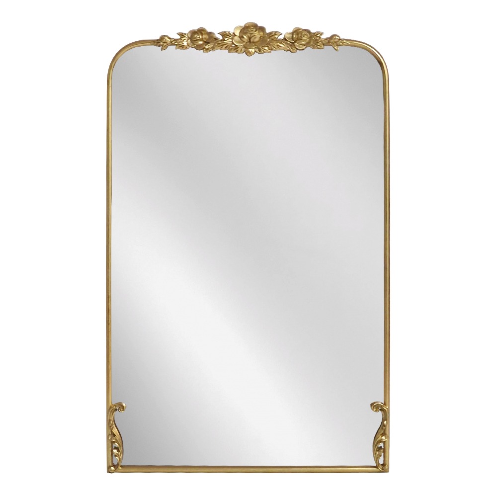 Artekko Dia Χρυσός Μεταλλικός Καθρέπτης Τοίχου (58x3.5x92.5)cm Artekko 661-2022-GOLD